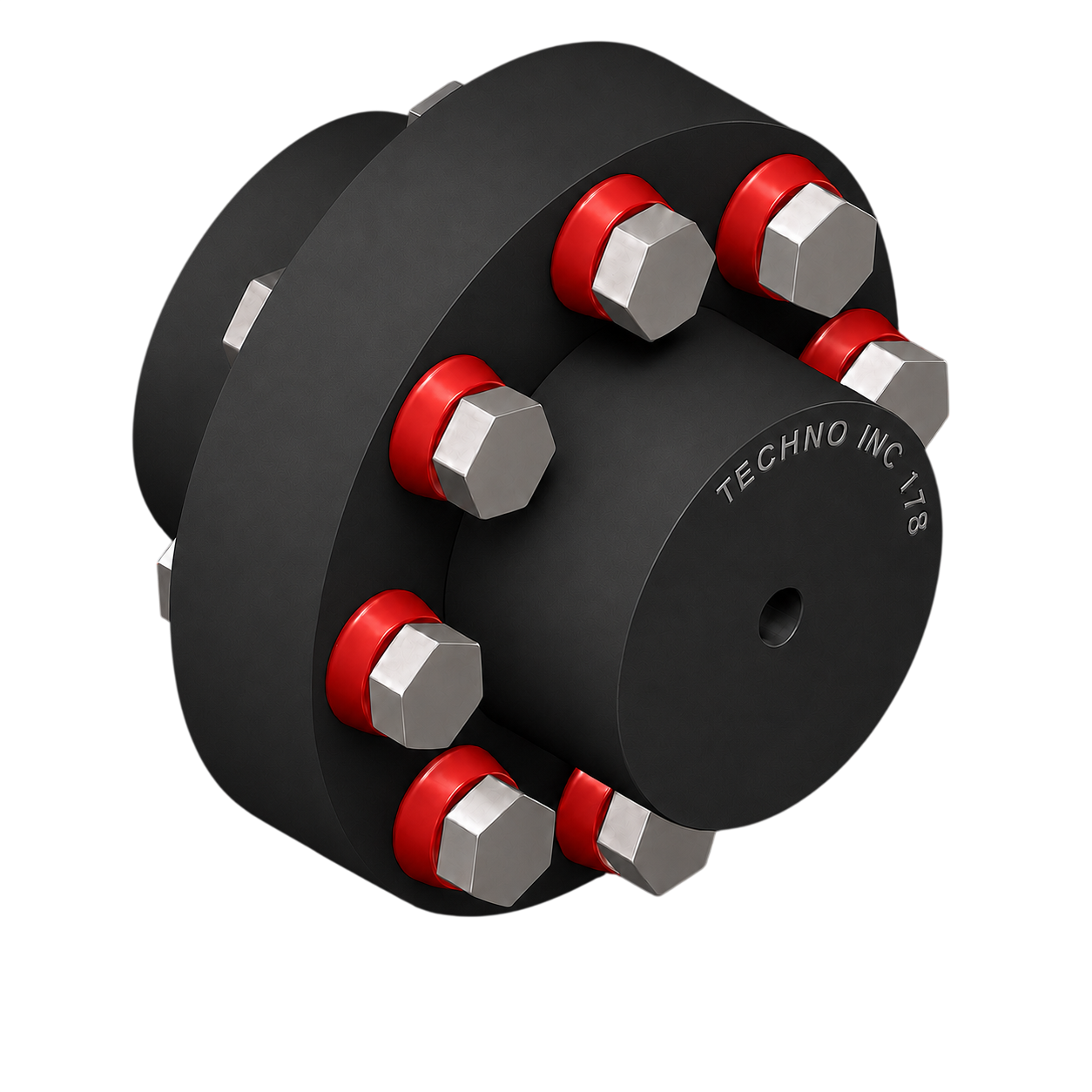 Flexible coupling for industrial power transmission